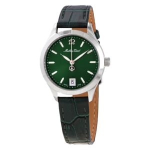 Đồng Hồ Mathey-Tissot Chính Hãng Nữ D411AV Quartz Green Dial Ladies Watch
