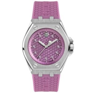 Đồng Hồ Philipp Plein Chính Hãng Nữ PWJAA0222 Plein Extreme Purple Silicone Ladies Watch