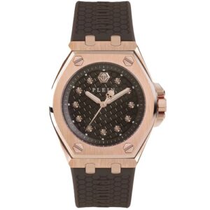 Đồng Hồ Philipp Plein Chính Hãng Nữ PWJAA0422 Plein Extreme Brown Silicone Ladies Watch