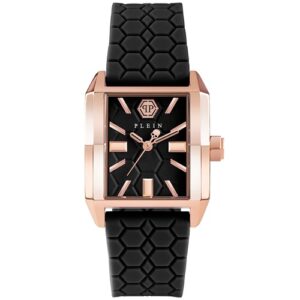 Đồng Hồ Philipp Plein Chính Hãng Nữ PWMAA0222 Plein Square Black Silicone Ladies Watch