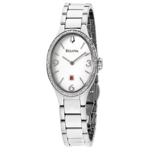 Đồng Hồ Bulova Nữ Chính Hãng 96R192 Stainless Steel Quartz Ladies Watch
