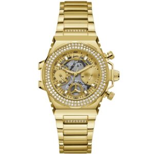 Đồng Hồ Guess Chính Hãng Nữ GW0552L2 Fusion Gold Tone Multi-function Ladies Watch