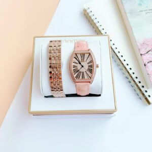 Đồng Hồ Rivero Nữ Chính Hãng Pink Leather Ladies Watch