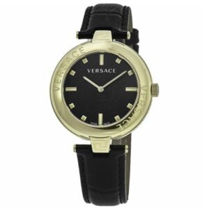 Đồng Hồ Versace Nữ Chính Hãng VE2J00421 Medusa New Lady Black Dial Leather Ladies Watch