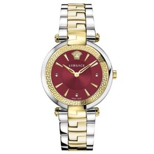 Đồng Hồ Versace Chính Hãng Nữ VE2L00421 Revive Quartz Red Dial Ladies Watch