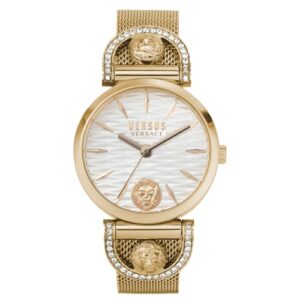Đồng Hồ Versus by Versace Chính Hãng Nữ VSPVP0720 Iseo Crystals Rose Gold Stainless Steel Bracelet Ladies Watch