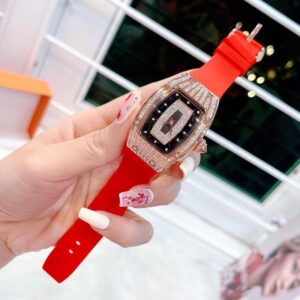 Đồng Hồ X-cer Chính Hãng Nữ Red Silicone Ladies Watch