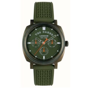 Đồng Hồ Ted Baker Chính Hãng Nam BKPCNS309 Caine Green Dial Green Silicone Men's Watch