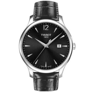 Đồng Hồ Tissot Nam Chính Hãng T063.610.16.087.00 T0636101608700 Tradition Quartz Leather Strap Men's Watch