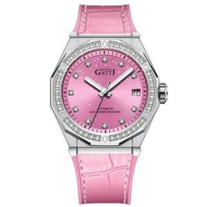 Đồng Hồ Bonest Gatti Chính Hãng Nữ Pink Silicone Ladies Watch