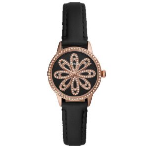 Đồng Hồ Fossil Chính Hãng Nữ BQ7006 Dinah Three-Hand Black Ladies Watch