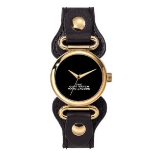 Đồng Hồ Marc Jacobs Chính Hãng Nữ MJ0120179287 The Cuff Quartz Black Dial Ladies Watch