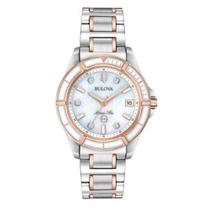 Đồng Hồ Bulova Chính Hãng Nữ 98P187 Marine Mother of Pearl Ladies Watch