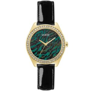 Đồng Hồ Guess Chính Hãng Nữ GW0110L1 Ziggy Black Leather Ladies Watch