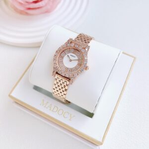 Đồng Hồ Madocy Nữ Chính Hãng Gold Rose Stainless Steel Ladies Watch