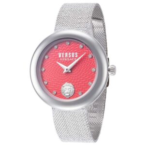 Đồng Hồ Versus by Versace Chính Hãng Nữ VSPEN4121 Lea Quartz Red Dial Ladies Watch
