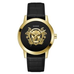 Đồng Hồ Guess Chính Hãng Nam GW0566G1 Monarch Black Leather Men's Watch