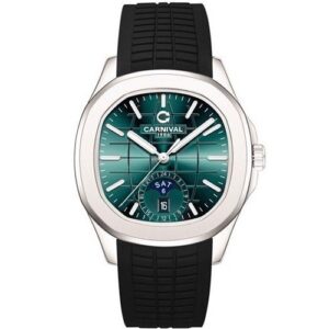 Đồng Hồ Carnival Chính Hãng Nam 8113G-VT-DCS-XL Aquanus Green Men's Watch