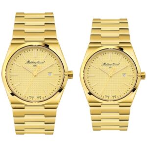 Đồng Hồ Mathey Tissot Chính Hãng Nam Nữ H117PDI D117PDI PRX Quartz Stainless Steel Couple Watch