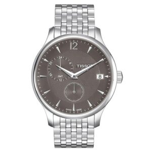 Đồng Hồ Tissot Nam Chính Hãng T063.639.11.067.00 T0636391106700 T-Classic Tradition GMT Quartz Men's Watch