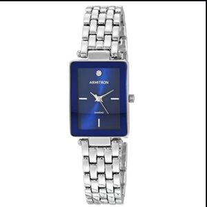 Đồng Hồ Armitron Nữ Chính Hãng 75/5769BLSV Genuine Diamond Dial Bracelet Ladies Watch