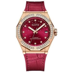 Đồng Hồ Bonest Gatti Chính Hãng Nữ Red Leather Ladies Watch
