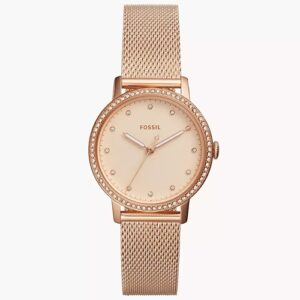 Đồng Hồ Fossil Chính Hãng Nữ ES4365 Neely Quartz Crystal Rose Dial Ladies Watch