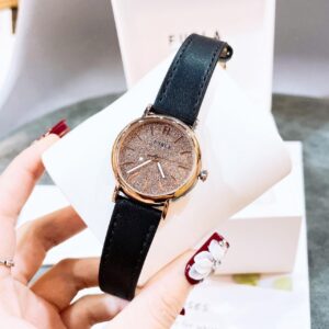 Đồng Hồ Furla Chính Hãng Nữ Black Leather Ladies Watch