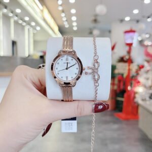 Đồng Hồ Guess Chính Hãng Nữ Gold Rose Mesh Ladies Watch