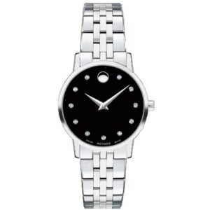 Đồng Hồ Movado Nữ Chính Hãng 0607207 Museum Classic Diamond Ladies Watch