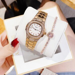 Đồng Hồ X-cer Chính Hãng Nữ Gold Stainless Steel Ladies Watch