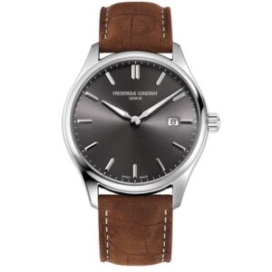 Đồng Hồ Frederique Constant Chính Hãng Nam FC-220DGS5B6 Quartz Grey Dial Men's Watch