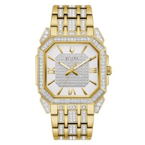 Đồng Hồ Bulova Chính Hãng Nam 98A295 Octava Crystal Men's Watch