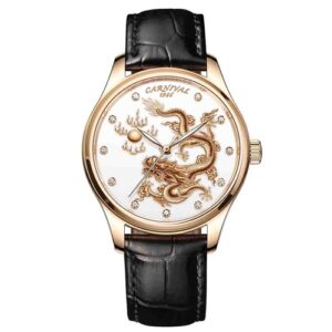 Đồng Hồ Carnival Chính Hãng Nam 51524G Automatic Leather Men's Watch