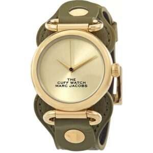 Đồng Hồ Marc Jacobs Chính Hãng Nữ MJ0120179289 The Cuff Quartz Gold Dial Ladies Watch