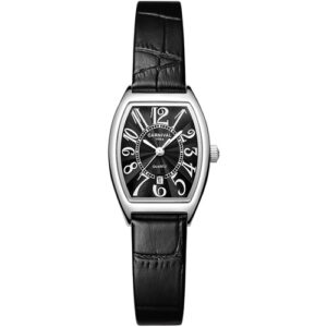 Đồng Hồ Carnival Chính Hãng Nữ L83231.202.032 Black Leather Ladies Watch