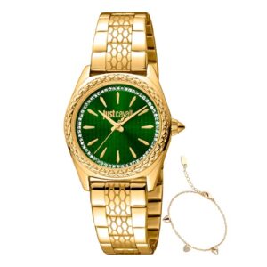Đồng Hồ Just Cavalli Chính Hãng JC1L239M0075 Green Dial Ladies Watch