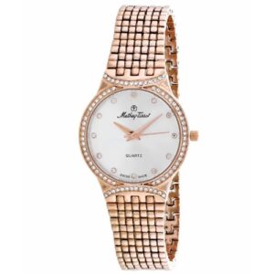 Đồng Hồ Mathey-Tissot Chính Hãng Nữ D2681PI Quartz Stainless Steel Ladies Watch