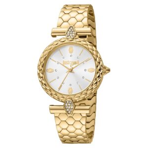 Đồng Hồ Just Cavalli Chính Hãng JC1L213M0055 Animalier Gold Stainless Steel Ladies Watch