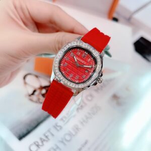 Đồng Hồ Madocy Nữ Chính Hãng Red Silicone Ladies Watch