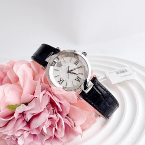 Đồng Hồ Versace Nữ Chính Hãng Revive Black Leather Ladies Watch