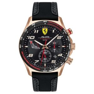 Đồng Hồ Ferrari Nam Chính Hãng 0830719 Pilota Evoluzione Men's Watch