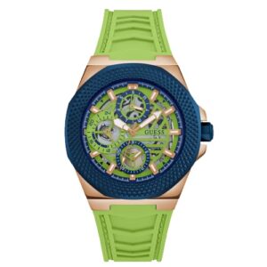 Đồng Hồ Guess Chính Hãng Nam GW0577G3 Lime Green Dial Silicone Men's Watch
