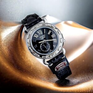 Đồng Hồ Fendi Chính Hãng Nữ Selleria Black Leather Ladies Watch