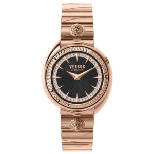 Đồng Hồ Versus by Versace Nữ Chính Hãng VSPHF3421 Tortona Crystal Black Dial Ladies Watch