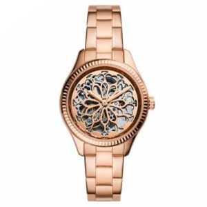 Đồng Hồ Fossil Chính Hãng Nữ BQ3754 Rye Automatic Gold Rose Stainless Steel Ladies Watch