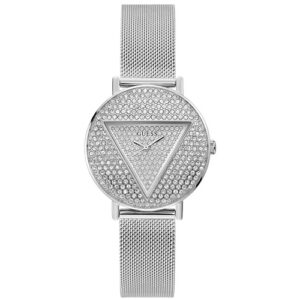 Đồng Hồ Guess Nữ Chính Hãng GW0477L1 Silver Tone Mesh Ladies Watch