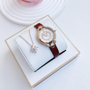 Đồng Hồ Just Cavalli Chính Hãng Animalier Red Leather Ladies Watch