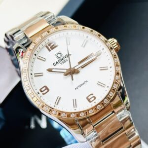 Đồng Hồ Carnival Chính Hãng Nam Two Tone Automatic Men's Watch