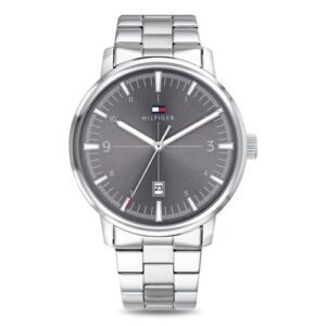 Đồng Hồ Tommy Hilfiger Chính Hãng Nam NCTH1791752W Grey Dial Stainless Steel Analog Men's Watch